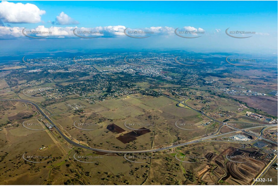 High Altitude Aerial Photo Gowrie Junction QLD Aerial Photography