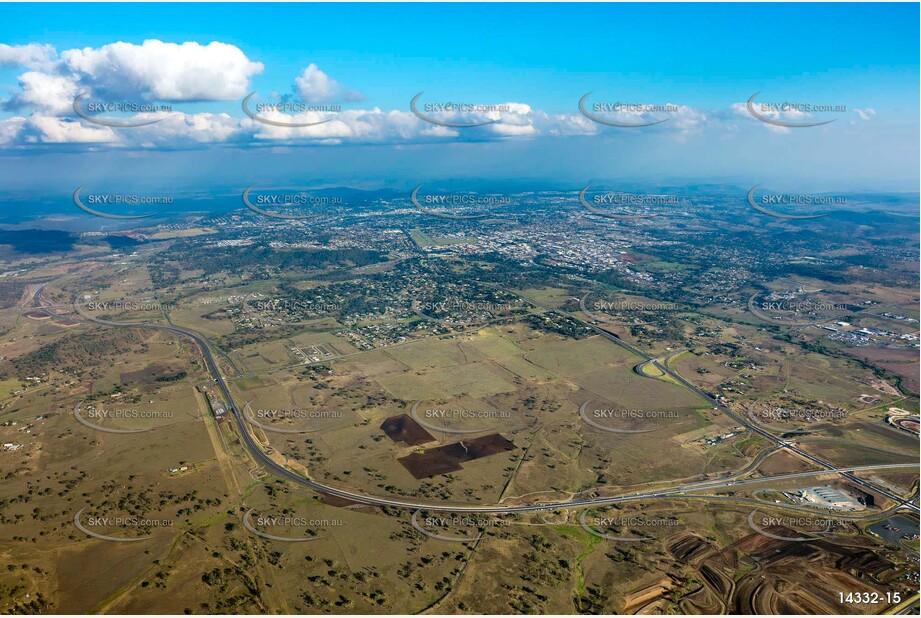 High Altitude Aerial Photo Gowrie Junction QLD Aerial Photography