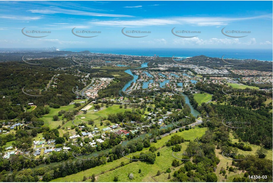 Aerial Photo Currumbin Waters QLD Aerial Photography