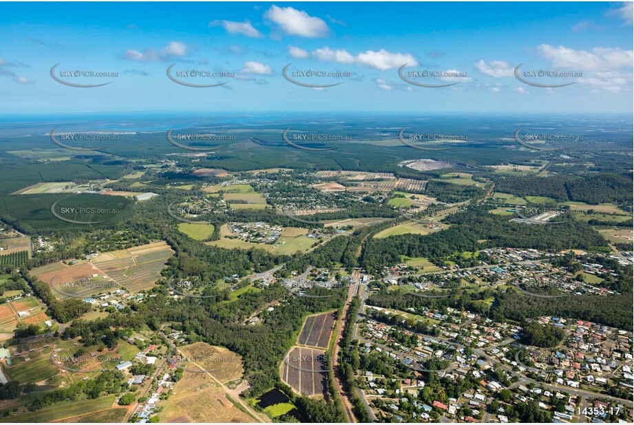 Aerial Photo Glass House Mountains QLD Aerial Photography