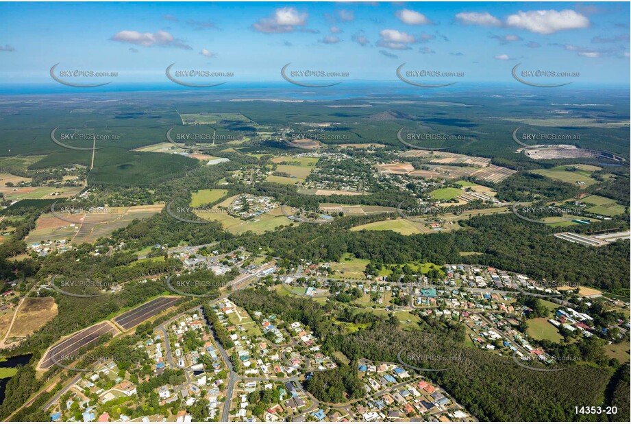 Aerial Photo Glass House Mountains QLD Aerial Photography