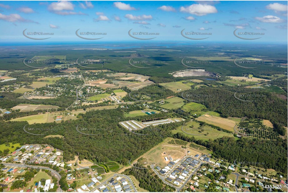 Aerial Photo Glass House Mountains QLD Aerial Photography