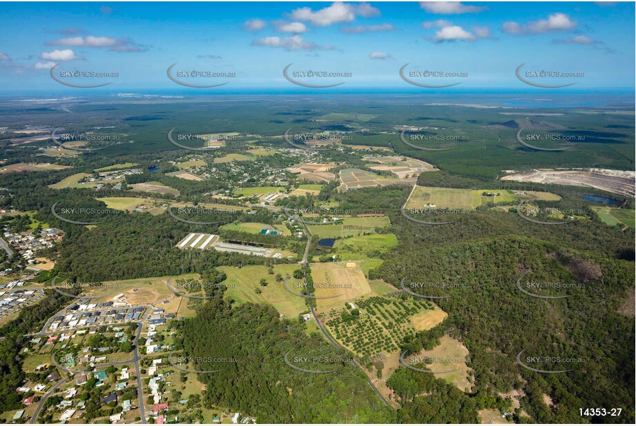 Aerial Photo Glass House Mountains QLD Aerial Photography