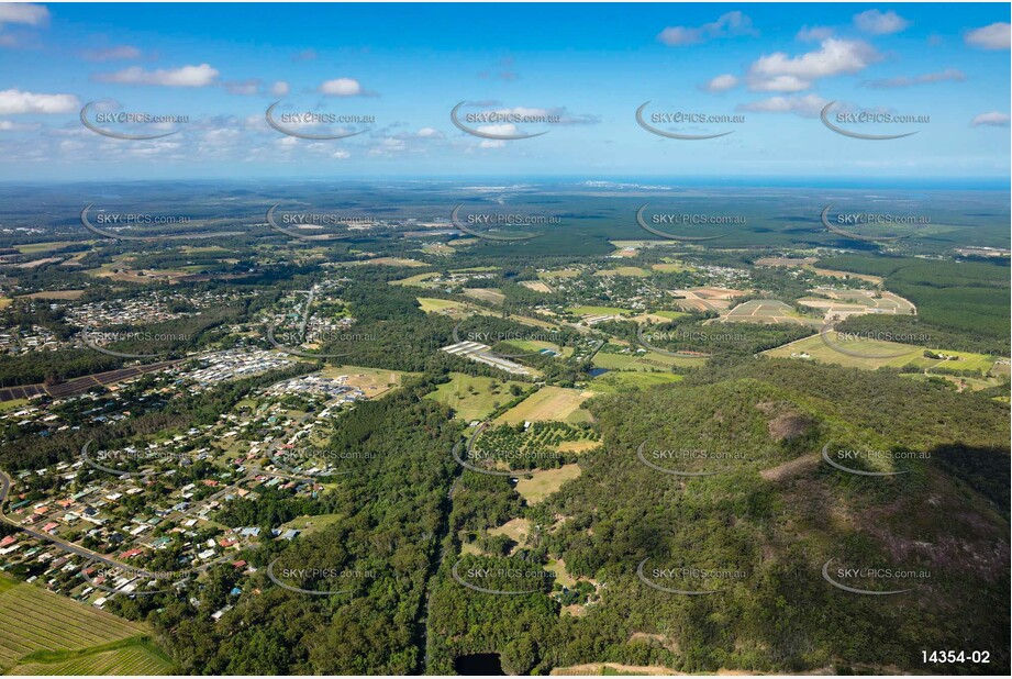Aerial Photo Glass House Mountains QLD Aerial Photography