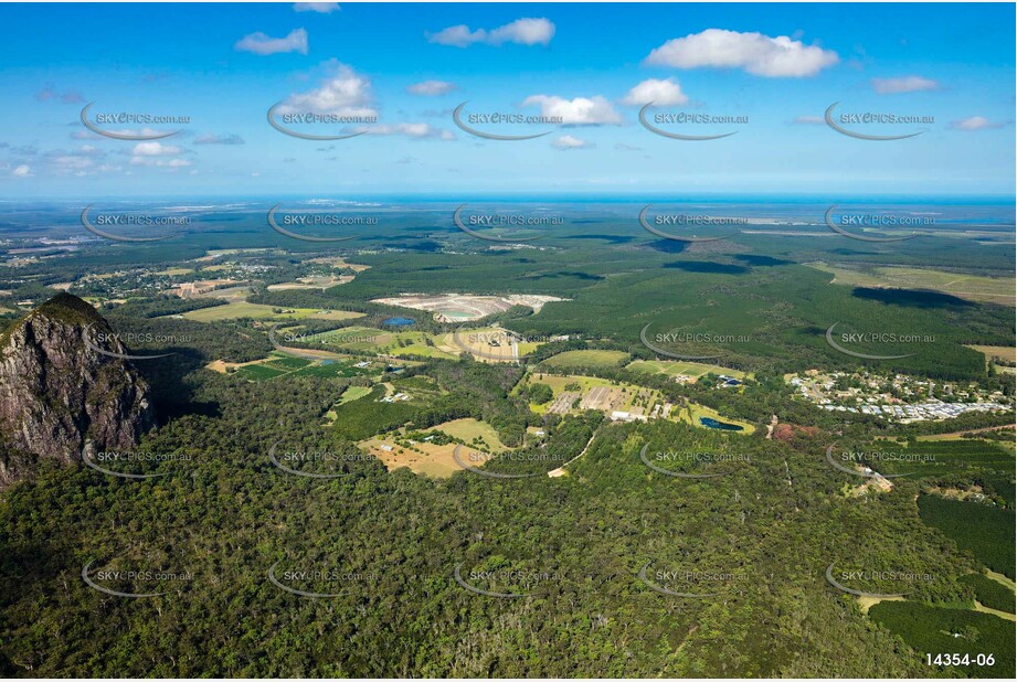 Aerial Photo Glass House Mountains QLD Aerial Photography