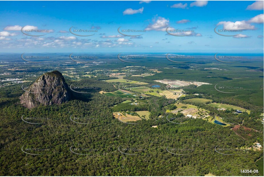 Aerial Photo Glass House Mountains QLD Aerial Photography