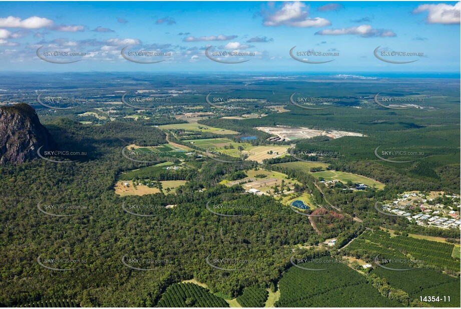 Aerial Photo Glass House Mountains QLD Aerial Photography