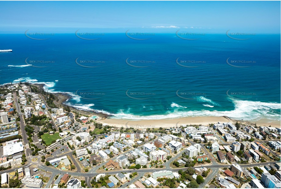 Aerial Photo Kings Beach QLD Aerial Photography