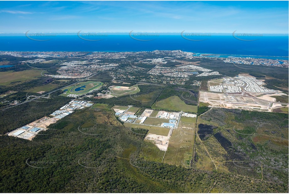 High Altitude Aerial Photo Bells Creek QLD Aerial Photography
