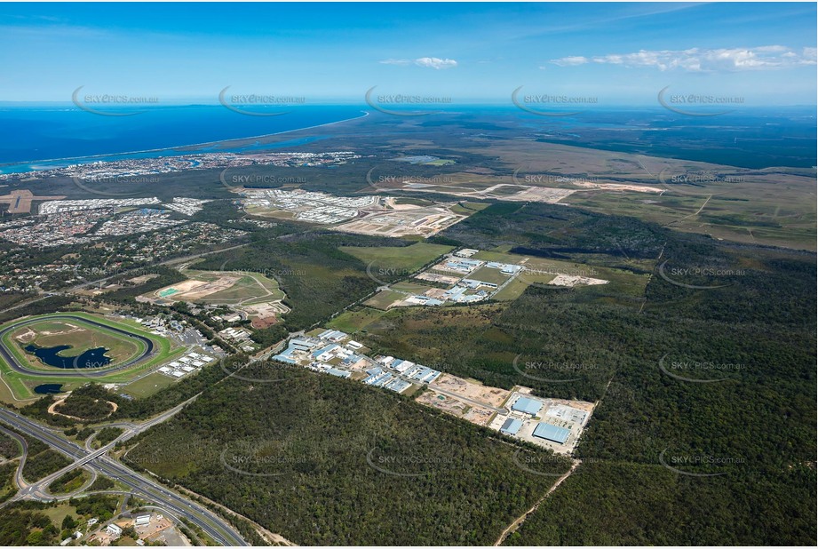 High Altitude Aerial Photo Bells Creek QLD Aerial Photography