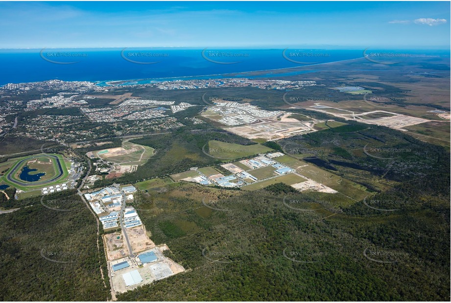 High Altitude Aerial Photo Bells Creek QLD Aerial Photography