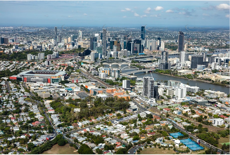 Aerial Photo Milton QLD Aerial Photography