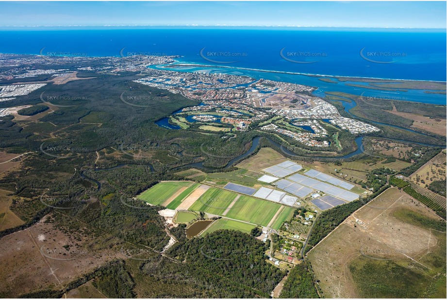 High Altitude Aerial Photo Bells Creek QLD Aerial Photography
