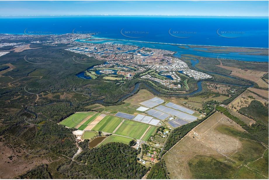 High Altitude Aerial Photo Bells Creek QLD Aerial Photography