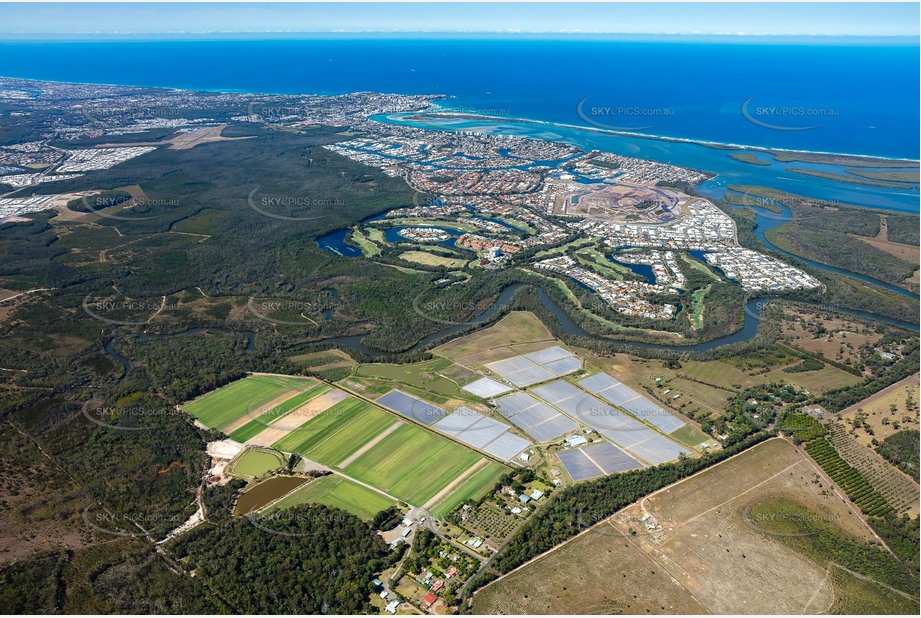 High Altitude Aerial Photo Bells Creek QLD Aerial Photography