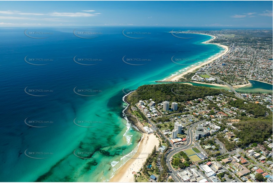 Aerial Photo Burleigh Heads QLD Aerial Photography