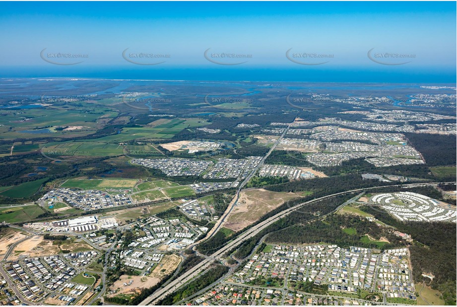 High Altitude Aerial Photo Pimpama QLD Aerial Photography