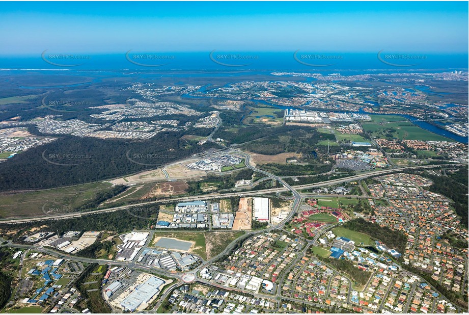 High Altitude Aerial Photo Upper Coomera QLD Aerial Photography
