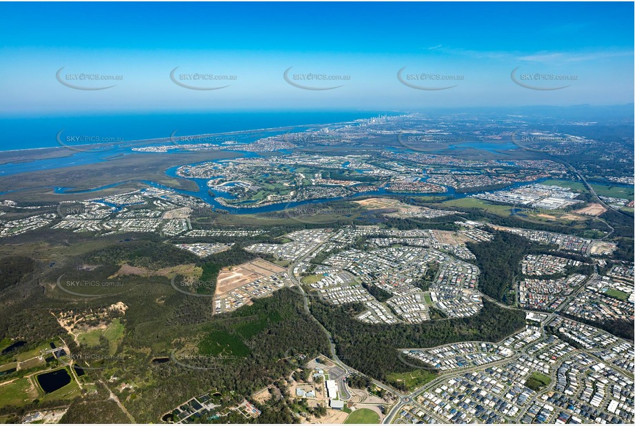 High Altitude Aerial Photo Coomera QLD Aerial Photography