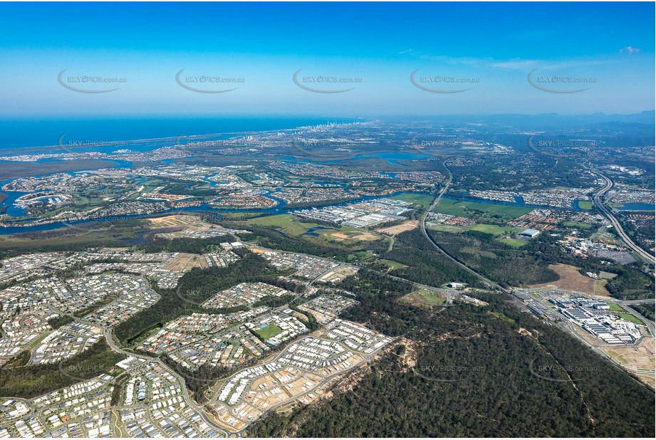 High Altitude Aerial Photo Coomera QLD Aerial Photography