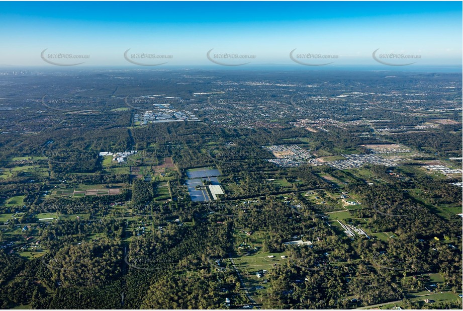 High Altitude Aerial Photo Chambers Flat QLD Aerial Photography