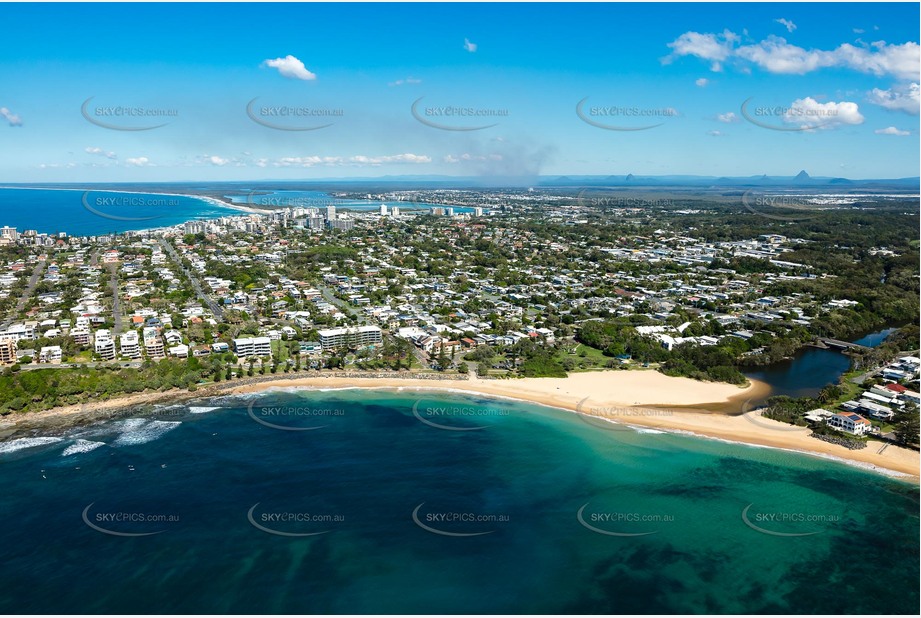 Aerial Photo Moffat Beach QLD Aerial Photography