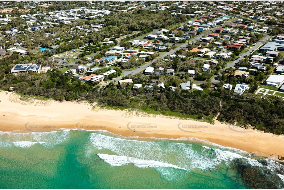 Aerial Photo Dicky Beach QLD Aerial Photography