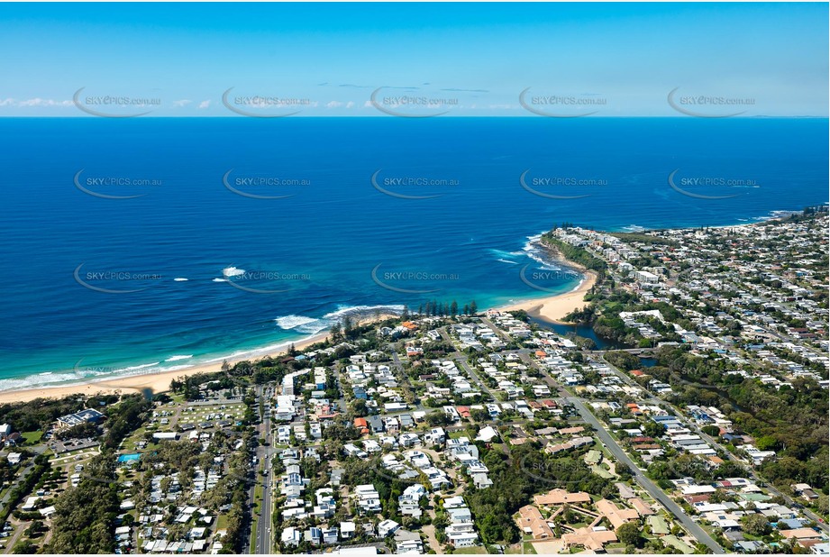 Aerial Photo Dicky Beach Aerial Photography