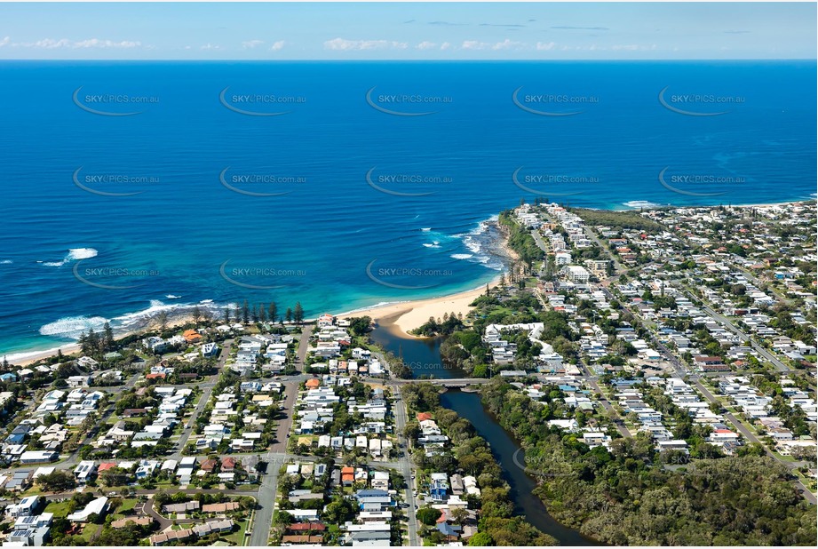 Aerial Photo Dicky Beach Aerial Photography