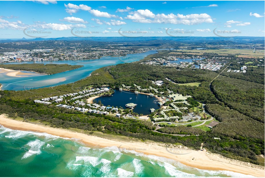 Aerial Photo Twin Waters QLD Aerial Photography