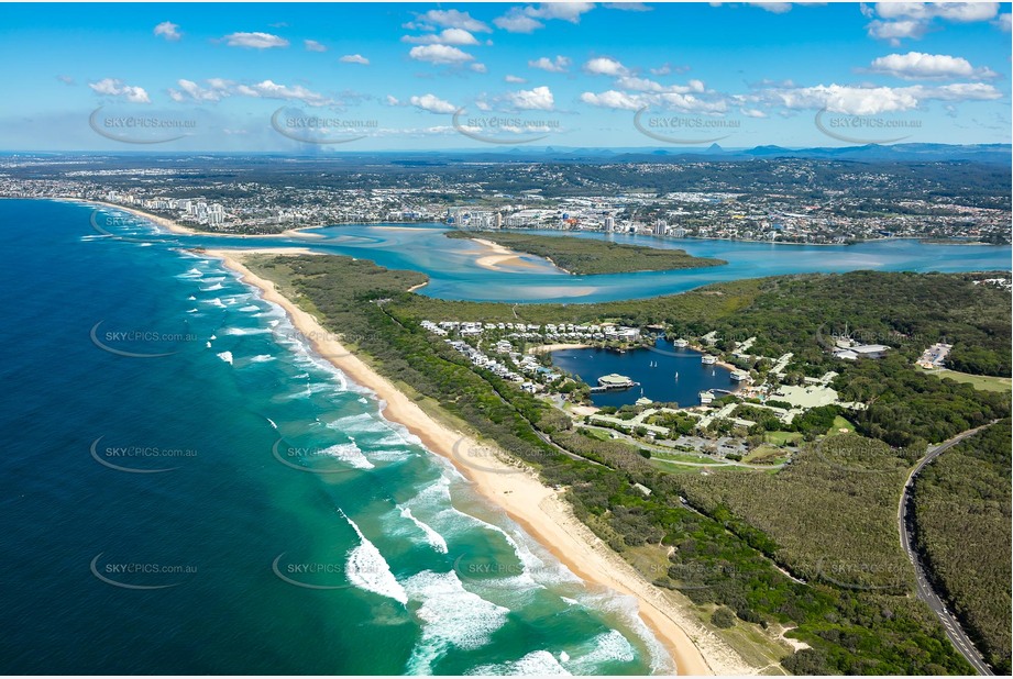 Aerial Photo Twin Waters QLD Aerial Photography