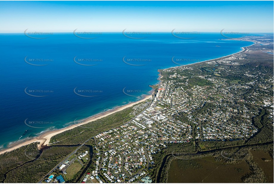 High Altitude Aerial Photo Coolum Beach Aerial Photography