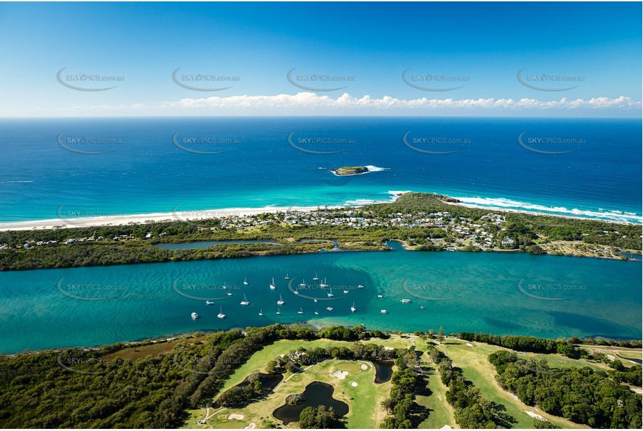 Aerial Photo Fingal Head Aerial Photography