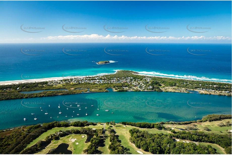 Aerial Photo Fingal Head Aerial Photography