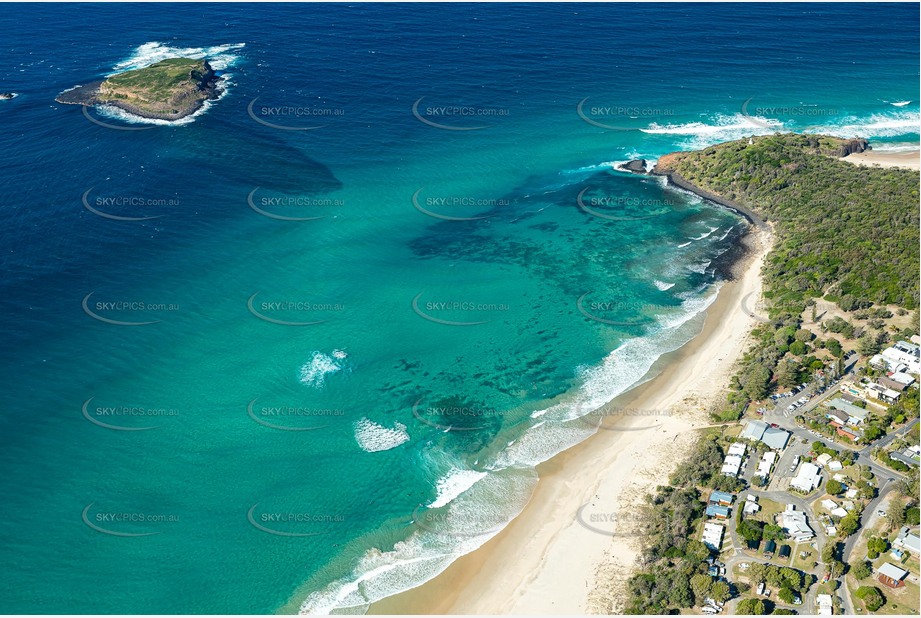 Aerial Photo Fingal Head Aerial Photography