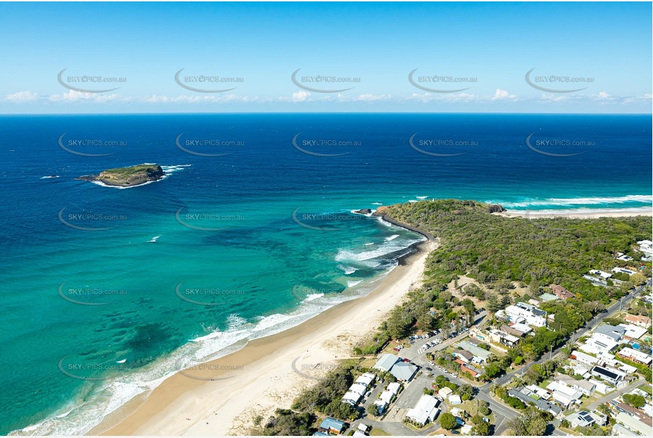 Aerial Photo Fingal Head Aerial Photography