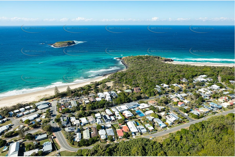 Aerial Photo Fingal Head Aerial Photography