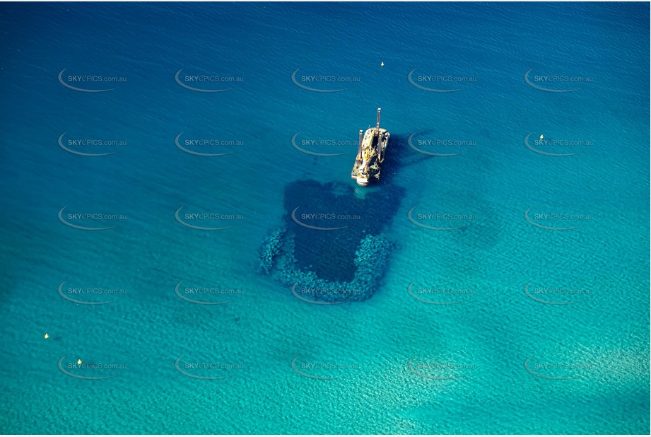 Artificial Reef Construction Palm Beach Gold Coast Aerial Photography
