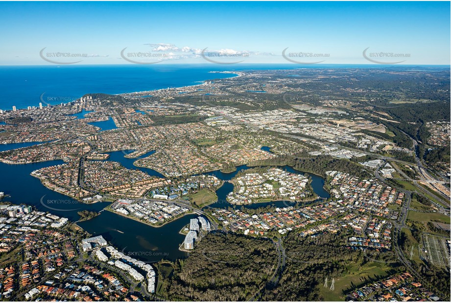 Aerial Photo Varsity Lakes Aerial Photography