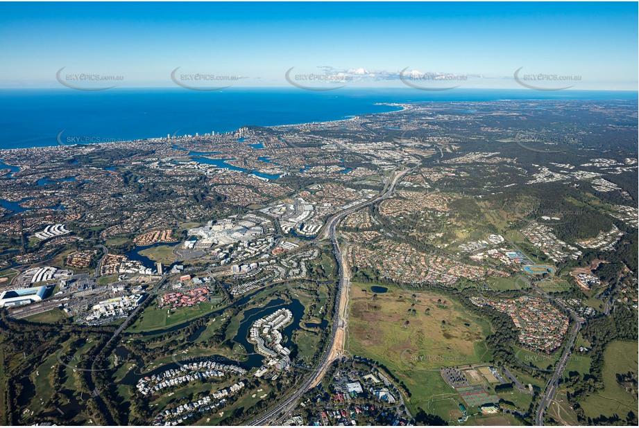 High Altitude Aerial Photo Mudgeeraba Aerial Photography