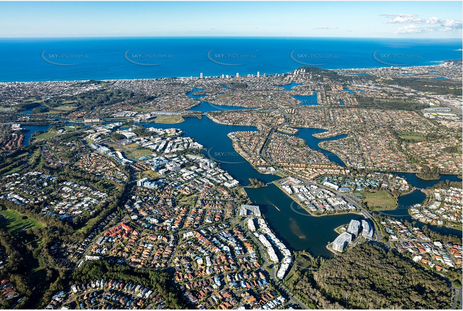 Aerial Photo Varsity Lakes Aerial Photography
