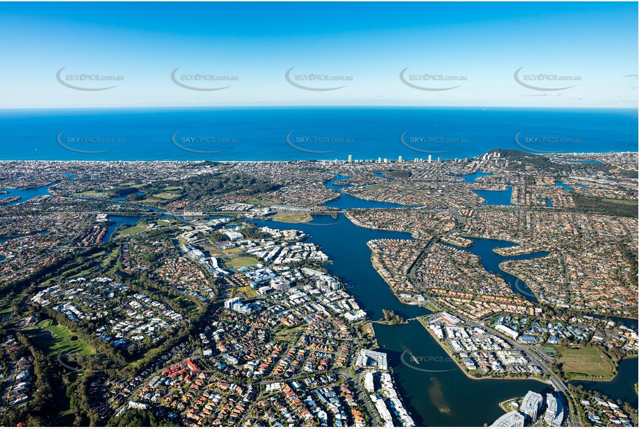Aerial Photo Varsity Lakes Aerial Photography