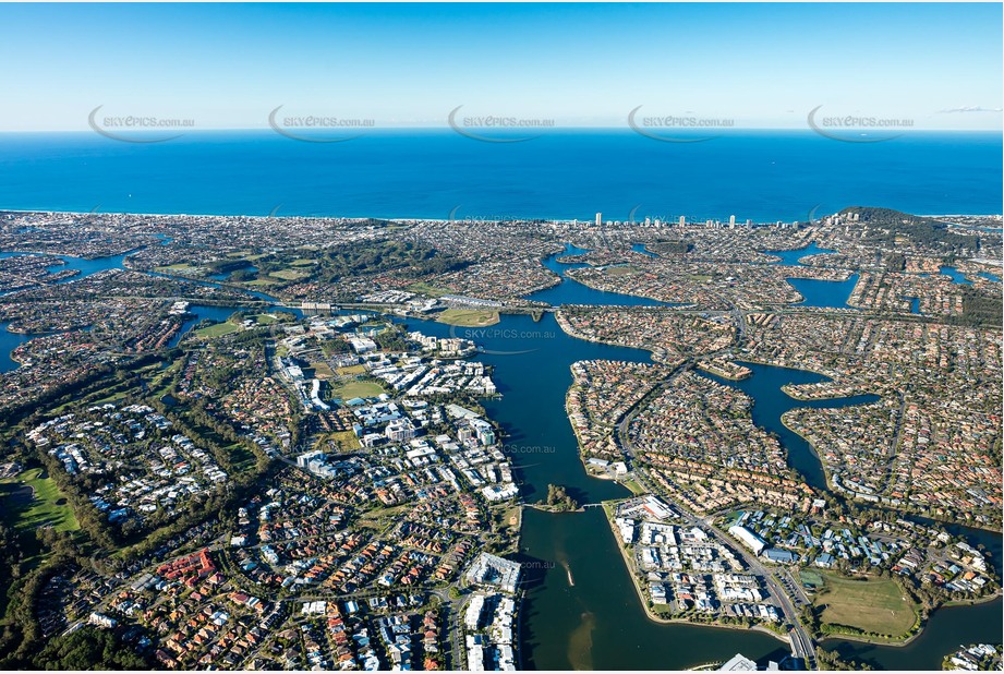 Aerial Photo Varsity Lakes Aerial Photography