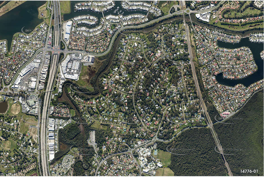 High Altitude Vertical Aerial Photo Of River Downs Helensvale Aerial Photography