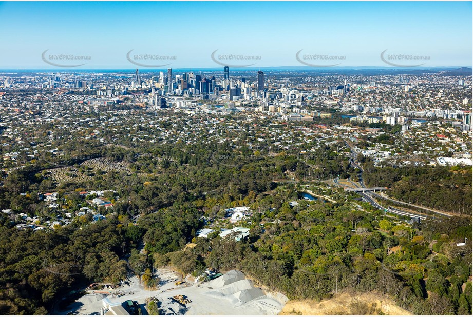 Aerial Photo Mount Coot-Tha Aerial Photography