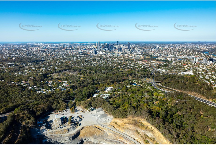 Aerial Photo Mount Coot-Tha Aerial Photography