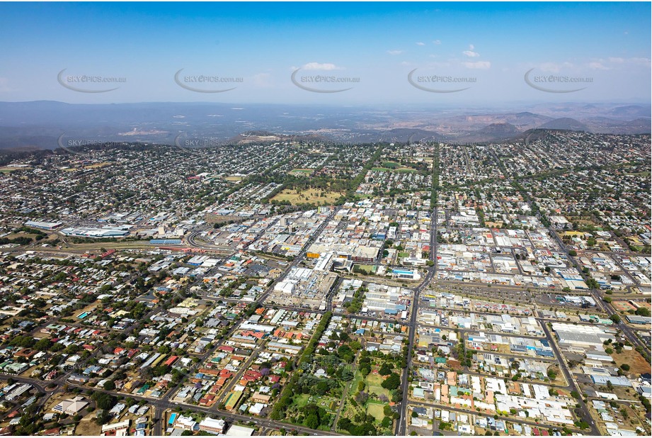 High Altitude Aerial Photo Toowoomba City Aerial Photography