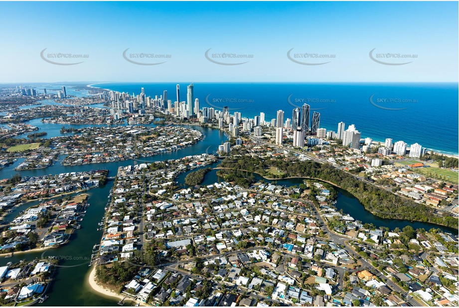 Aerial Photo Broadbeach Waters QLD Aerial Photography