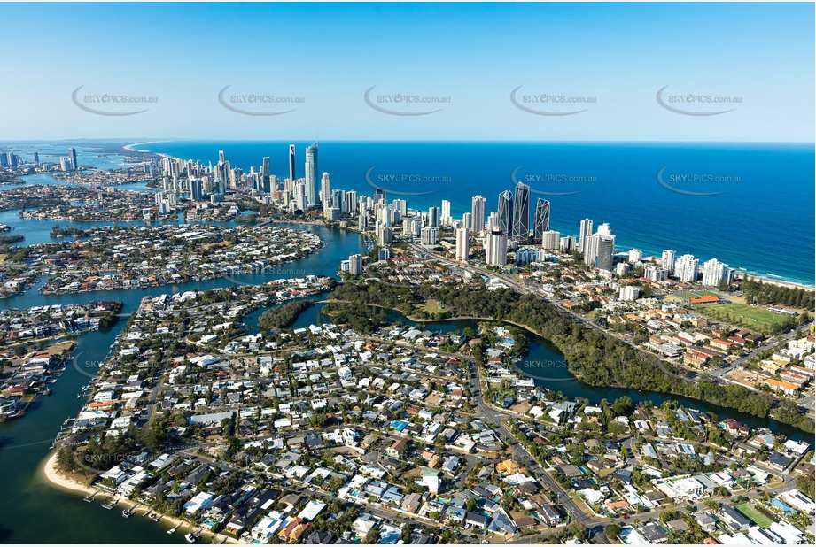 Aerial Photo Broadbeach Waters QLD Aerial Photography