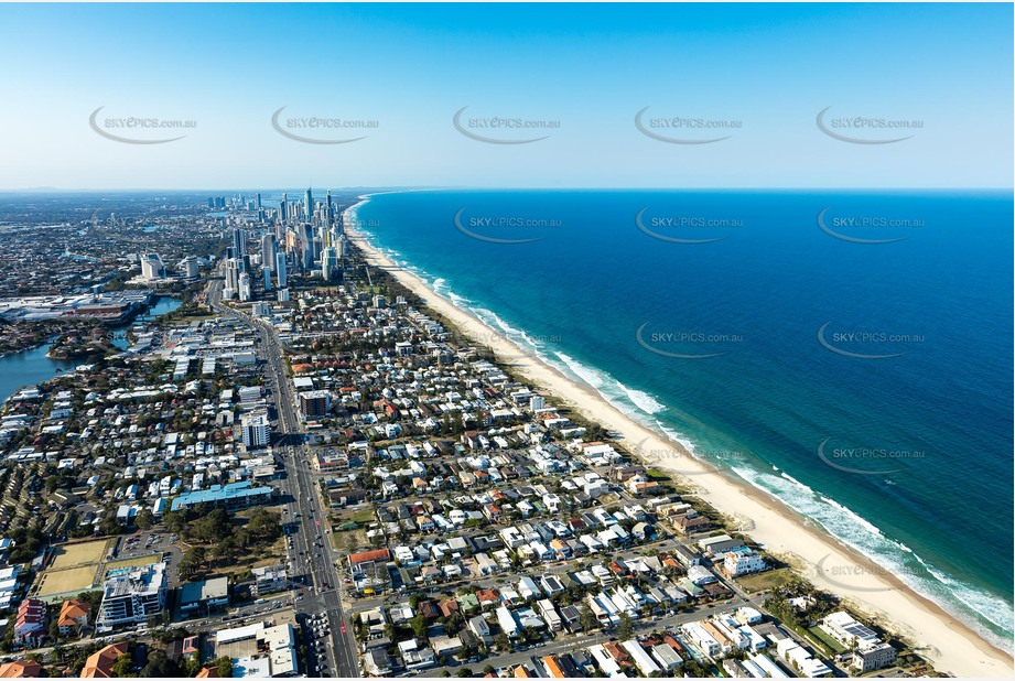 Aerial Photo Mermaid Beach QLD Aerial Photography